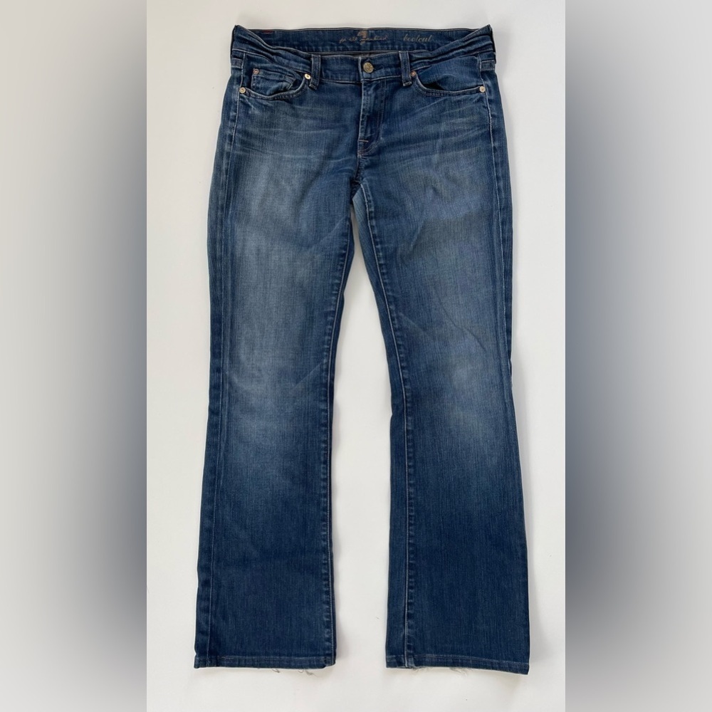 7 for all Mankind Women's Low to Mid Rise Bootcut Jeans Made in the USA Size 29